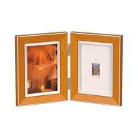 額 『ペアーフレーム LW クラシック 縦 ライトブラウン 136×174mm』 | ユザワヤ