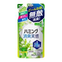 ハミング消臭実感 リフレッシュグリーンの香り つめかえ用 380ml 柔軟剤 花王 | ワイワイショップ