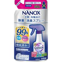 NANOX 衣類・布製品の除菌・消臭スプレー ミンティーグリーンの香り つめかえ用 320ml ライオン | ワイワイショップ