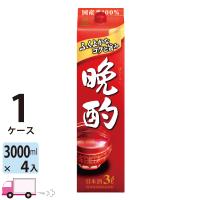 日本酒 日本盛 晩酌 パック 3L(3000ml) 4本入 1ケース(4本) 送料無料 | YY卓杯便