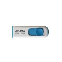 ADATA USBメモリ 64GB USB2.0 スライド式 ホワイト AC008-64G-RWE | YYYヤフー店