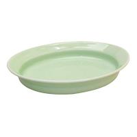 ヤマキイカイ すくい易い カレー皿（緑)MJ543 | ワイワイワイエイショップ