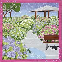 ヤマコー たまのお散歩 小風呂敷 紫陽花 88590 | ワイワイワイエイショップ