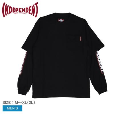 INDEPENDENT ロンT L インディペンデント ⑧ BLACK 黒 SALE INDEPENDENT SKATEBOARD Tシャツ 長袖 インディペンデント