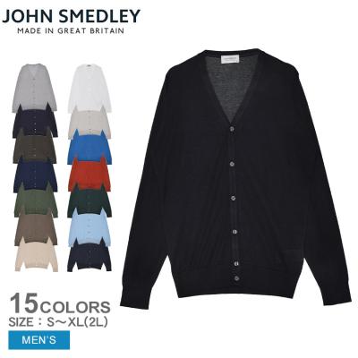 JOHN SMEDLEY ジョンスメドレー カーディガン SIZE Ｍ JOHN SMEDLEY（ジョンスメドレー） 24G Vネックカーディガン