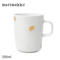 マリメッコ 食器 Unikko マグカップ 250ml MARIMEKKO 72869 ホワイト 白 ゴールド 雑貨 キッチン ブランド 北欧 おしゃれ 人気 | Z-SPORTS ヤフーショッピング店