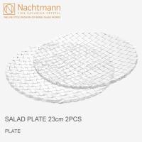 NACHTMANN ナハトマン 食器 ボサノバ サラダプレート 23cm 2枚入 98036 皿 クリア ガラス | Z-SPORTS ヤフーショッピング店