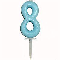カメヤマ　パステルナンバーキャンドル　『８』 | 雑貨屋
