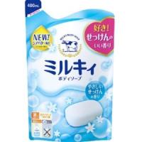 牛乳石鹸　ミルキィ　ボディソープ　やさしいせっけんの香り　詰替用　400ｍｌ | 雑貨屋