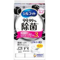 ユニチャーム　シルコット　99.99%除菌ウェットティッシュ 詰替　１２０枚 | 雑貨屋