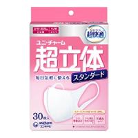 ユニチャーム　超立体マスク かぜ花粉用 スタンダード小さめ３０枚入 マスク | 雑貨屋
