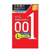 (ポスト投函)(オカモト)オカモトゼロワン たっぷりゼリー Lサイズ 3個入 | ザグザグ通販プレミアム ヤフー店