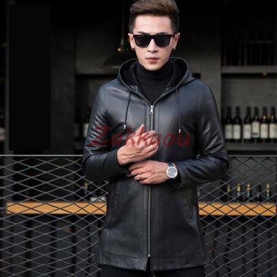 トゥモローランドメンズレザージャケット黒ラムテーラードジャケット48