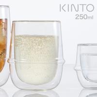 KINTO キントー KRONOS ダブルウォール コーヒーカップ 23107／276328(耐熱 ダブルウォールグラス 耐熱ガラス 耐熱グラス)  即納 | 雑貨のねこや