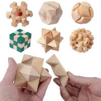 やわらか頭君 MO-P01(おもちゃ 玩具 木製パズル 6個セット 立体パズル 木製 ブロック パズル パズルセット) | 雑貨のねこや