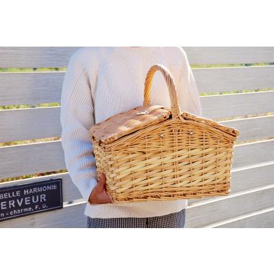 ⭐アメリカンカントリー雑貨♥脚付き木製バスケット✳️りんご(内カバー▪飾り付き) ⭐アメリカンカントリー雑貨♥脚付き木製バスケット✳️りんご