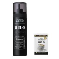 uno(ウーノ) スーパーハードムース 整髪料 180g +おまけ | 雑貨ユニオンヤフー店