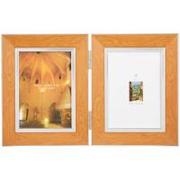 VANJOH フォトフレーム ペアフレームLW  Lサイズ×2枚 縦 ライトブラウン PF-LWT-LB | 雑貨Victor