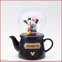 ディズニー 食器セット ミッキー ミニー マグカップ ティーセット 急須 スノードーム（TEA FOR ONE ）ミッキーマウス＆ミニーマウス 