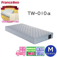 【お部屋まで搬入・開梱設置無料】フランスベッド TW-010α 寝装品３点パック付き！マットレス セミダブル TW010 ZT020 ZT030 後継 人気 腰痛  マット 硬い | ベッド・マットレス専門店Zanshin