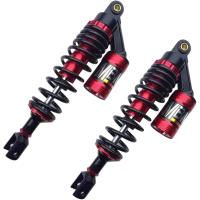 【互換品】 リアサスペンション シグナスX SR BW’S pcx125 ２本 MDM(レッド,  全長 350mm 取付ピッチ 320mm 上) | ゼブランドショップ
