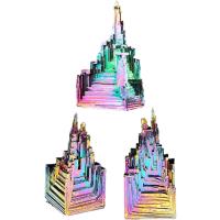 ビスマス 人工結晶 鉱石 3個セット 金属鉱物 標本研究( 100g) | ゼブランドショップ