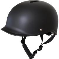 自転車 ヘルメット 子供 帽子型 おしゃれ キッズ スポーツヘルメット サイクリング スキー 運動 軽量 MDM( ブラック,  ワンサイズ) | ゼブランドショップ