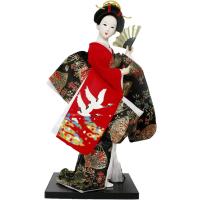 舞踊 舞妓 日本人形 芸者人形 お土産 置物 外国人へのプレセント オリエンタルドール 30cm | ゼブランドショップ