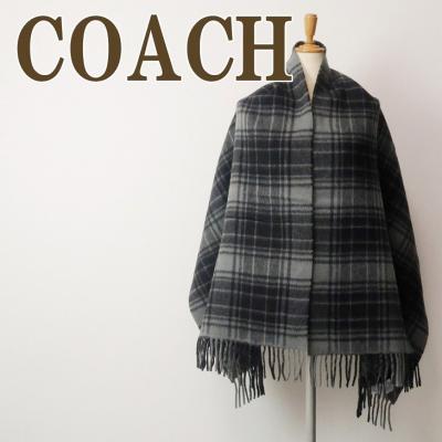COACH メンズマフラー（素材：羊毛、ウール）｜ファッション小物