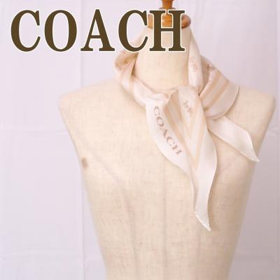 新品　☆未使用☆　coach　スカーフ　ブラック COACH コーチ スカーフ レディース シルク ダイヤモンドスカーフ