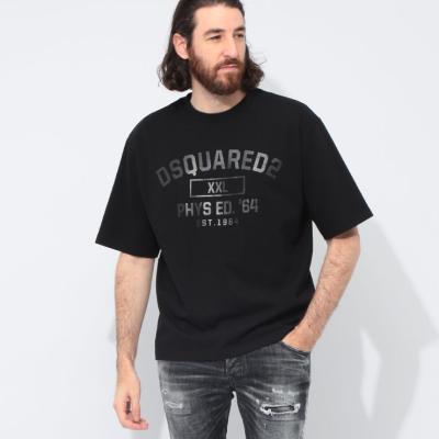 極美品 近年モデル！ディースクエアード Tシャツ Lサイズ 黒 DEAN&DAN 極美品 近年モデル！ディースクエアード Tシャツ Lサイズ 黒