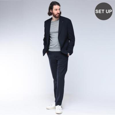 時*に様 【イタリア製】LARDINI ネイビー スーツ 26（LARDINI／メンズスーツ、フォーマル）（色：ネイビー系