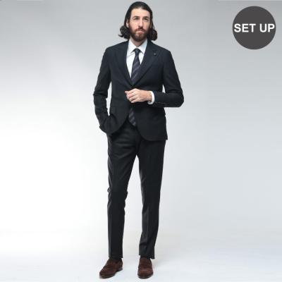 時*に様 【イタリア製】LARDINI ネイビー スーツ 26（LARDINI／メンズスーツ、フォーマル）（色：ネイビー系