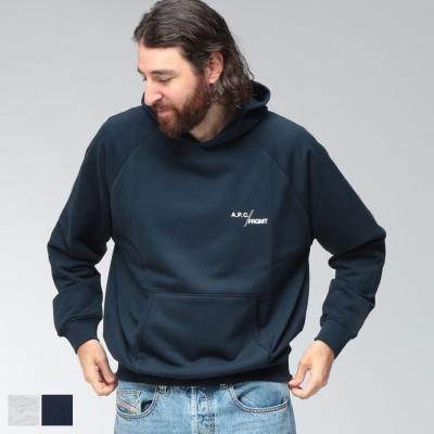 A.P.C. メンズパーカー（柄：ロゴ）｜トップス｜ファッション おすすめ
