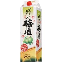 サントリー すっきりおいしい梅酒 2Lパック 2000ml×6本 1ケース u-yu | 酒のZenjinヤフーショッピング店