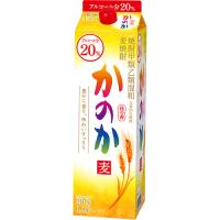 アサヒビール 麦焼酎 かのか 20度 1.8L パック 1800ml×6本 ケース u-yu | 酒のZenjinヤフーショッピング店