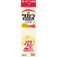 宝酒造 タカラ 本みりんカジュアルパック 2L 2000ml×6本 u-yu | 酒のZenjinヤフーショッピング店