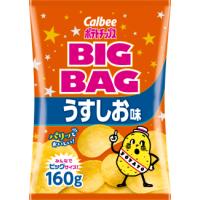 BIG　BAG　ポテトチップス　うすしお味　160ｇ入×１２袋　１ケース　カルビー(株)　【2ケースまで１個口送料でお届けが可能です】 | 善野菓子店 Yahoo!ショップ