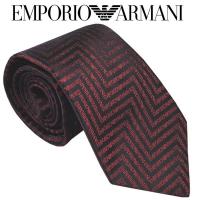 エンポリオ・アルマーニ ネクタイ ブラックレッド系 SS22 イタリー製 シルク100％ EMPORIO ARMANI ギフト プレゼント 父の日ギフト。 | SHOP GTO