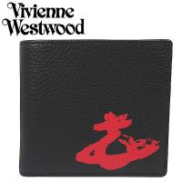 ヴィヴィアン・ウエストウッド Vivienne Westwood 2つ折り財布 BLACK/RED N204 MELIH 51010016 ギフト プレゼント 贈答品 | SHOP GTO