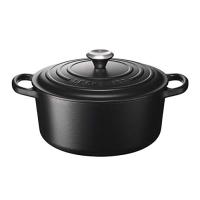 ル・クルーゼ(Le creuset) シグネチャー マットブラック 22cm 21177-22-00 | zenzai@shop