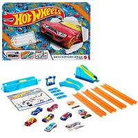 ホットウィール(Hot Wheels) アドベンチャー ギフトセット 【ベーシックカー6台 レール ステッカー入り】 GWN96 | zenzai@shop