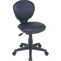 ナカバヤシ オフィスチェア デスクチェア 椅子 合成皮革張り ブラック RZC-271BK | zenzai@shop