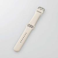 Apple Watch(41/40/38mm)用シリコンバンド 汗や水に強く装着感の良いシリコン製で、シンプルで使いやすい: AW-41BDSCWH | ZeTTAPlace