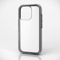 iPhone16Pro用ハイブリッドケース [MUBRAIN] 全周に配置した独自設計のエアーバッグが衝撃を吸収: PM-A24CHVAIR2BK | ZeTTAPlace