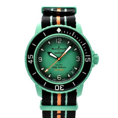 BLANCPAIN Swatch / ブランパン スウォッチ グリーン 海にインスパイアされた、冒険心溢れるタイムピース：BLANCPAIN X