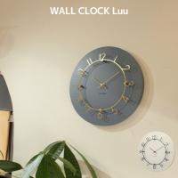 壁掛け時計 おしゃれ かわいい スイープ 静か 無音 北欧 シンプル モダン リビング ダイニング 一人暮らし インテリア ワントーン ミニマル 掛け時計 ルウ Luu | zi-crow(ジークロウ)