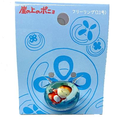 ジブリ　崖の上のポニョ　イヤリング　リング 映画『崖の上のポニョ』アクセサリー、“ぷっくりポニョ”の涼し気