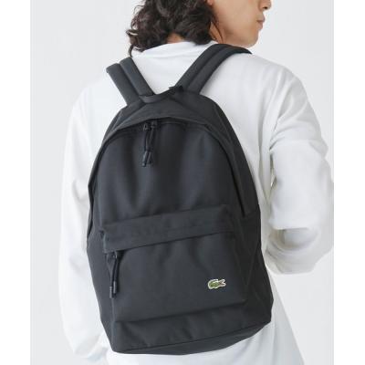 【美品】Lacoste ブラック リュック セール】 ミニマルデイパック （リュック・バックパック）｜LACOSTE