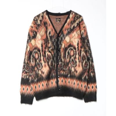 【即完売モデル】ニードルス☆モヘヤ　アーガイル模様肉厚カーディガン　人気カラー needles カーディガンのおすすめ人気商品一覧 通販 - Yahoo!ショッピング